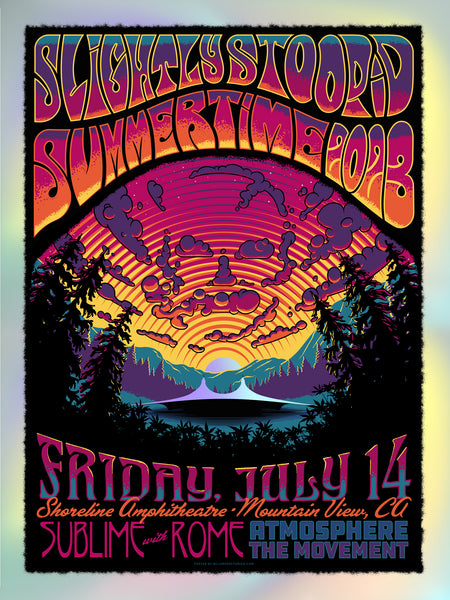 FOIL Slightly Stoopid - Summertime - 2023 Poster