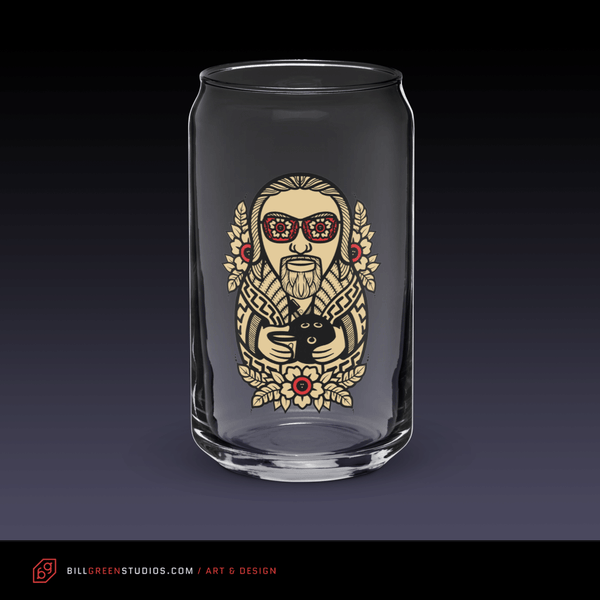 Abide - Dude Nesting Doll Glass