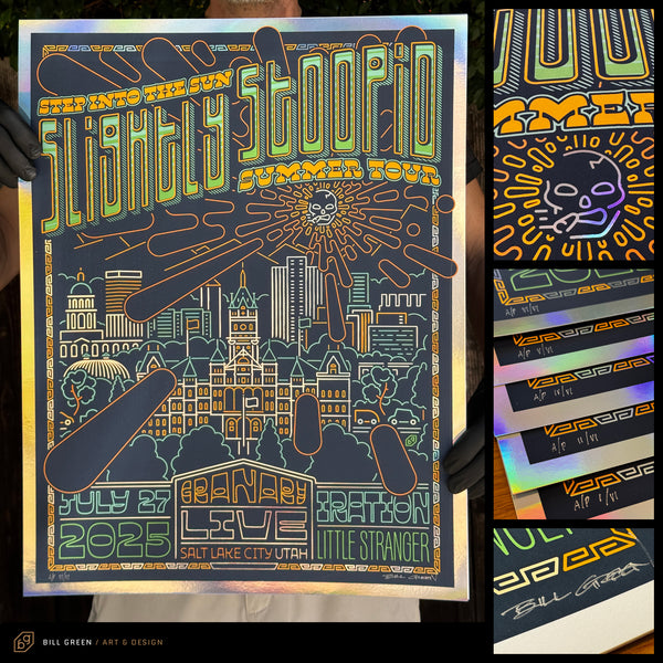 Slightly Stoopid - Step Into The Sun - SLC 2025 (FOIL) Poster