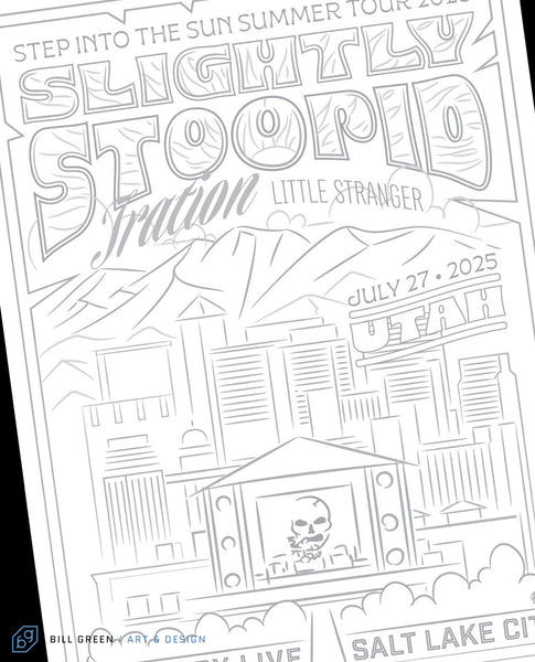 Slightly Stoopid - Step Into The Sun - SLC 2025 Poster