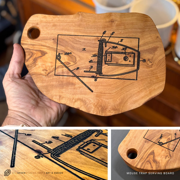 “Mousetrap” Serving Board