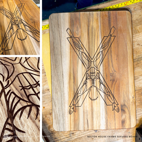 “Bolton House Farms” Serving Board