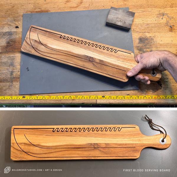 “First Blood” Serving Board