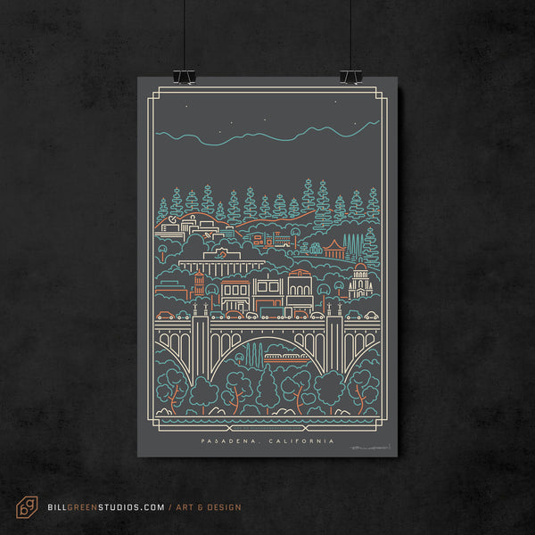 City of Pasadena Art Print
