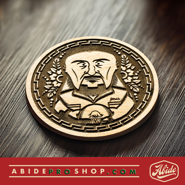 Lebowski Wooden Coaster Set