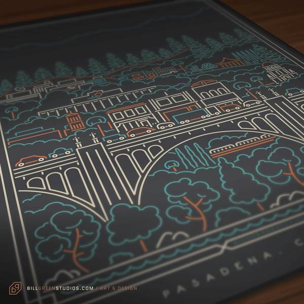 City of Pasadena Art Print
