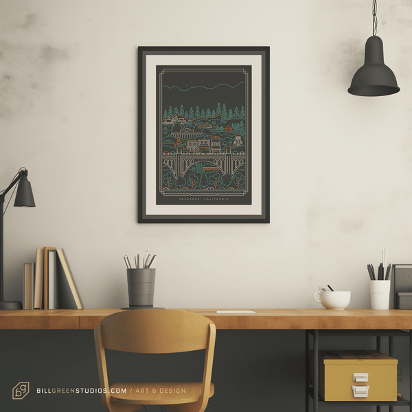 City of Pasadena Art Print