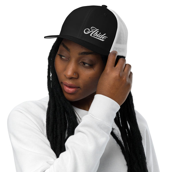 Abide Closed-back trucker cap - White