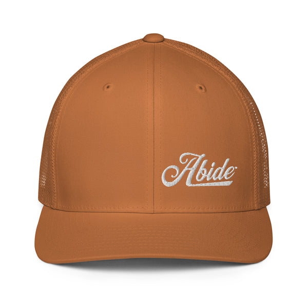 Abide Closed-back trucker cap - White