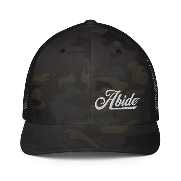 Abide Closed-back trucker cap - White