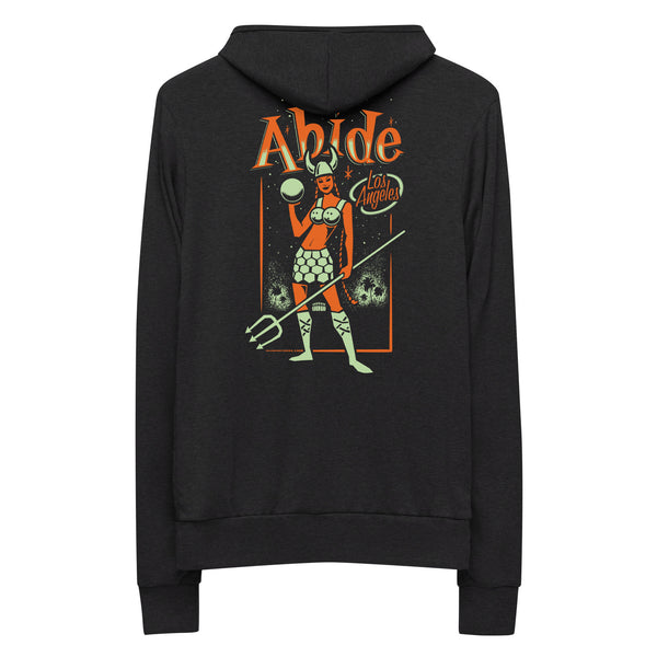 Abide LA AstroMaude Unisex zip hoodie