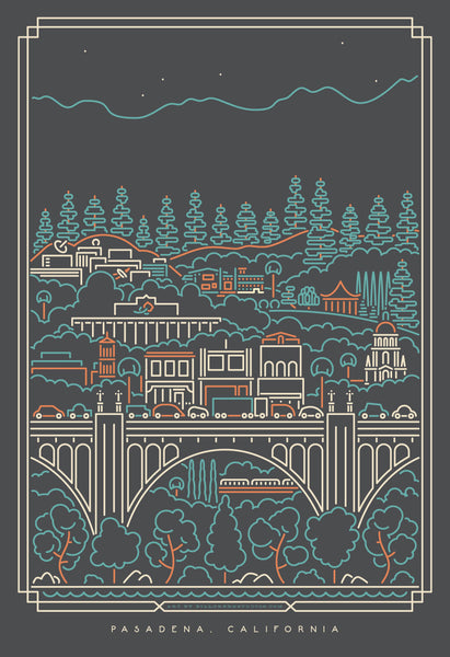City of Pasadena Art Print