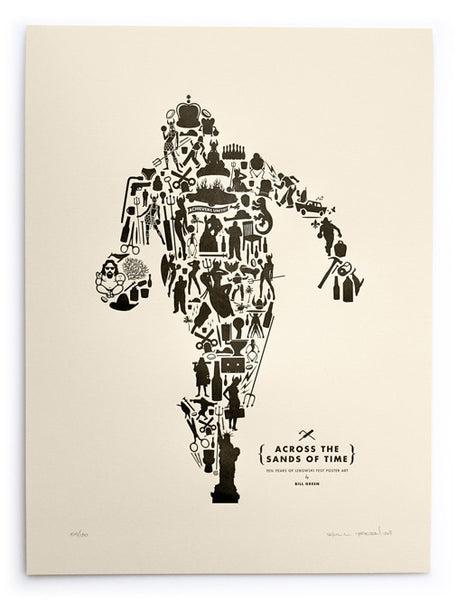 Sands of Time Letterpress Print