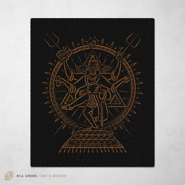 Dudehisattva Fleece Blanket