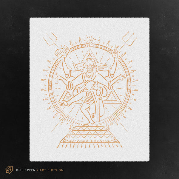 Dudehisattva Fleece Blanket