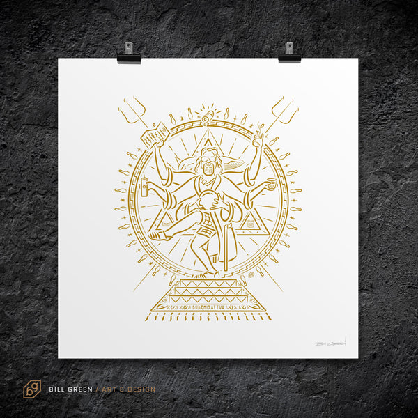 "Dudehisattva" Art Print