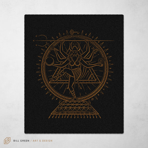 Maudasattva Fleece Blanket