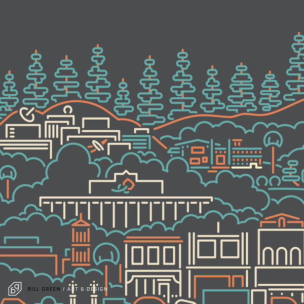 City of Pasadena Art Print