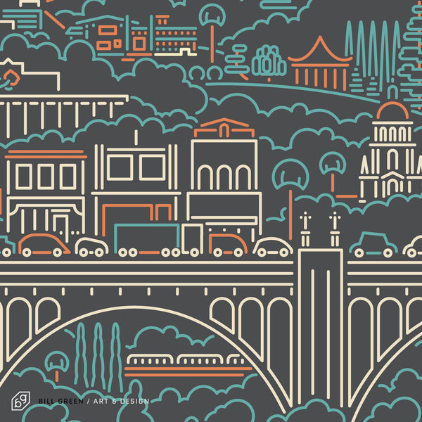 City of Pasadena Art Print