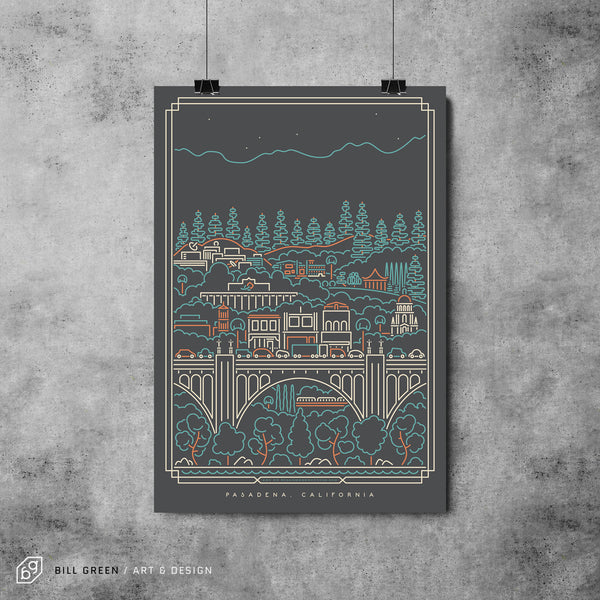 City of Pasadena Art Print