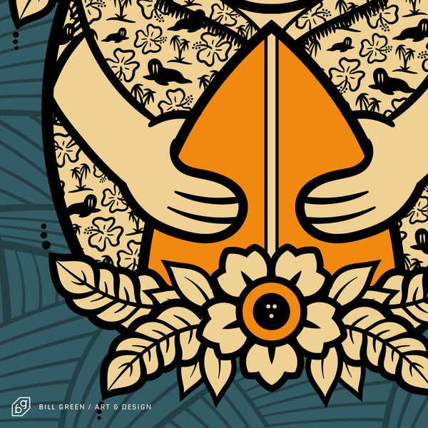 Nesting Donnie Art Print