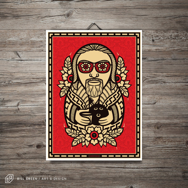 Nesting Dude Art Print