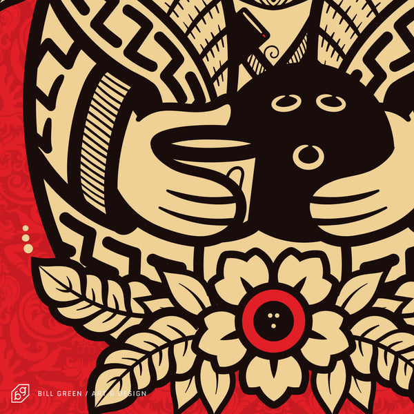 Nesting Dude Art Print