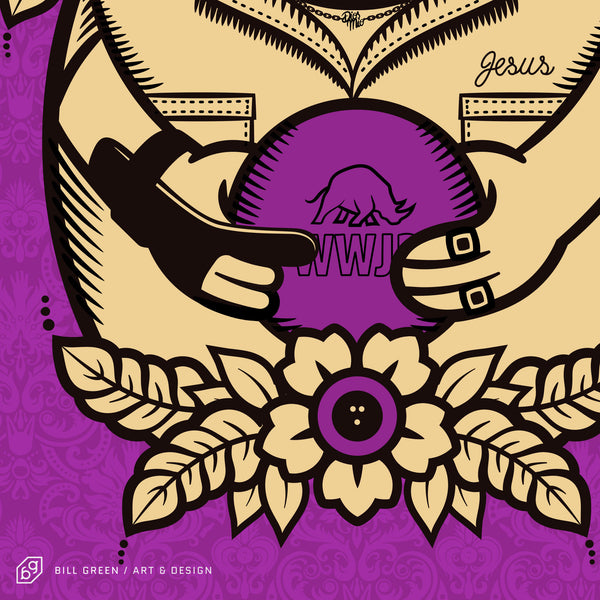 Nesting Jesus Art Print