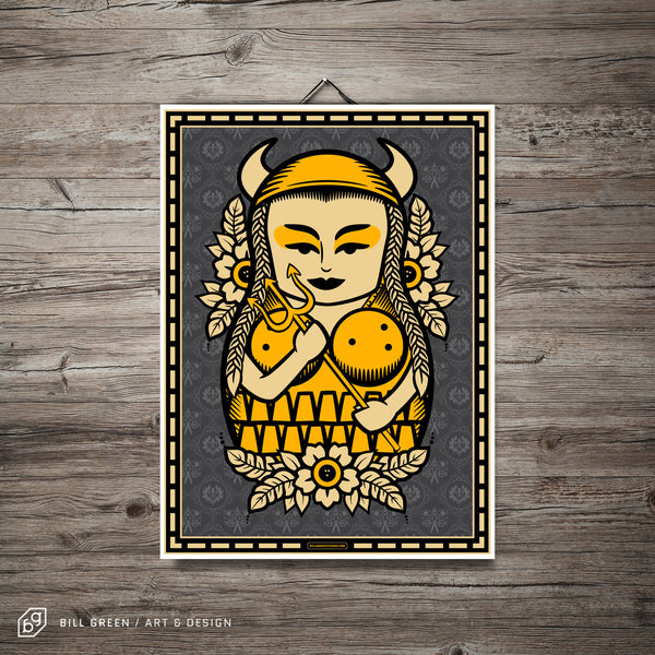 Nesting Maude Art Print