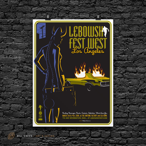 2006 Lebowski Fest Los Angeles Poster