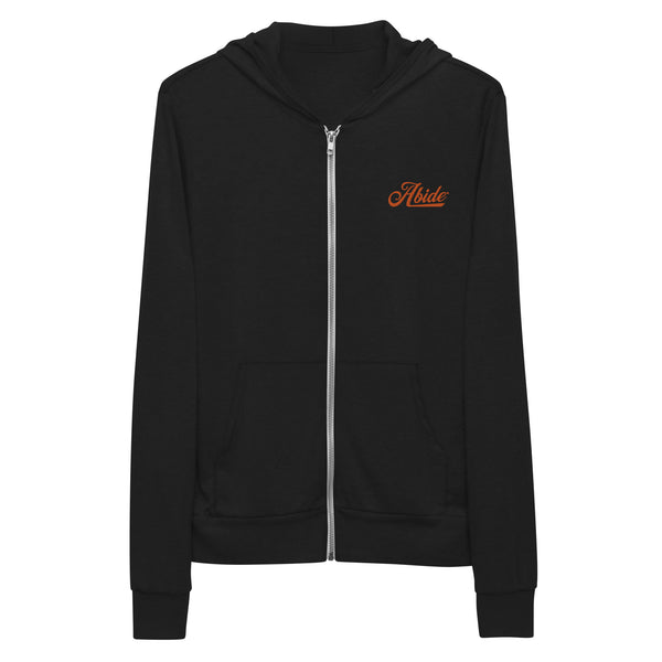 Abide Unisex zip hoodie