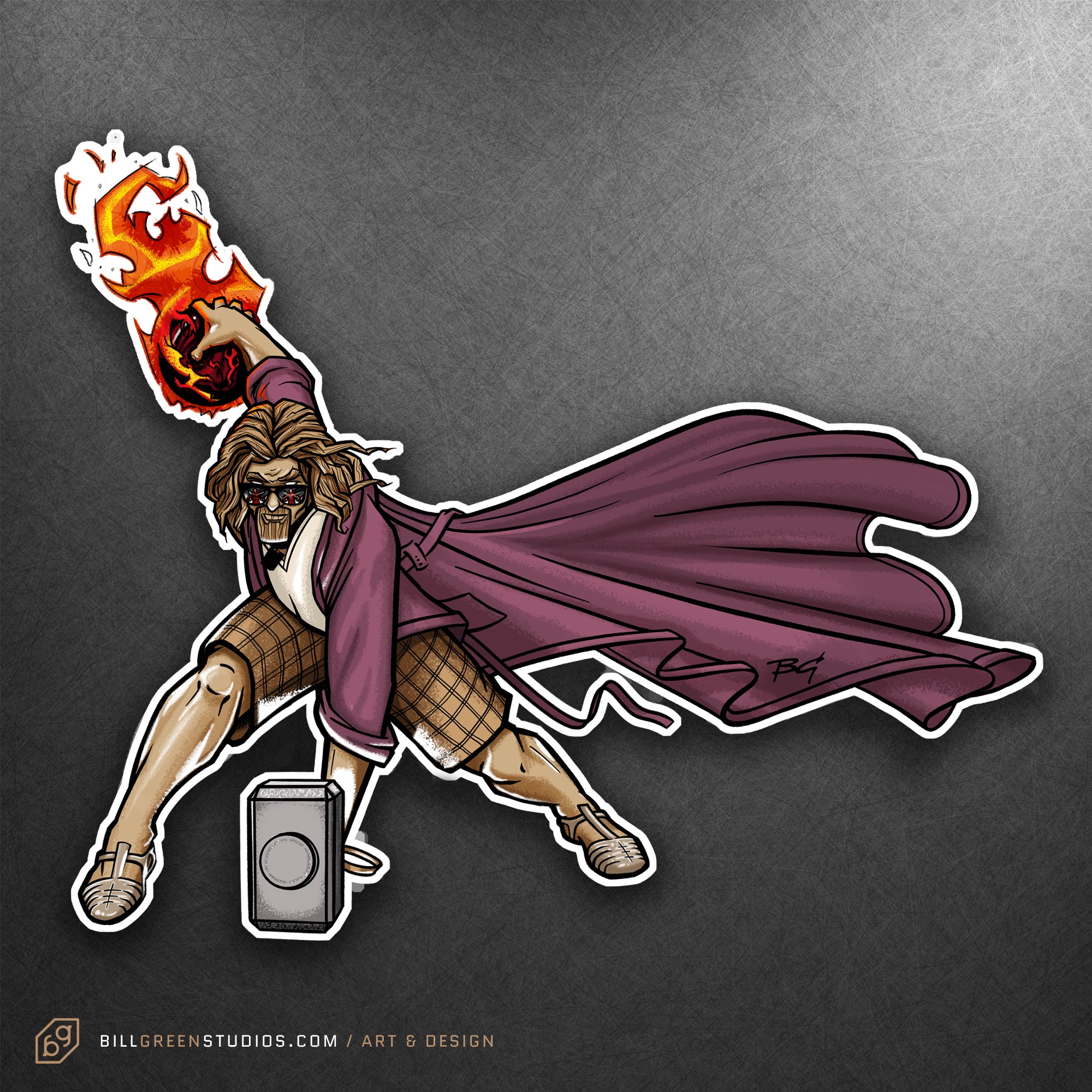 Marvelous Dude Transfer Sticker
