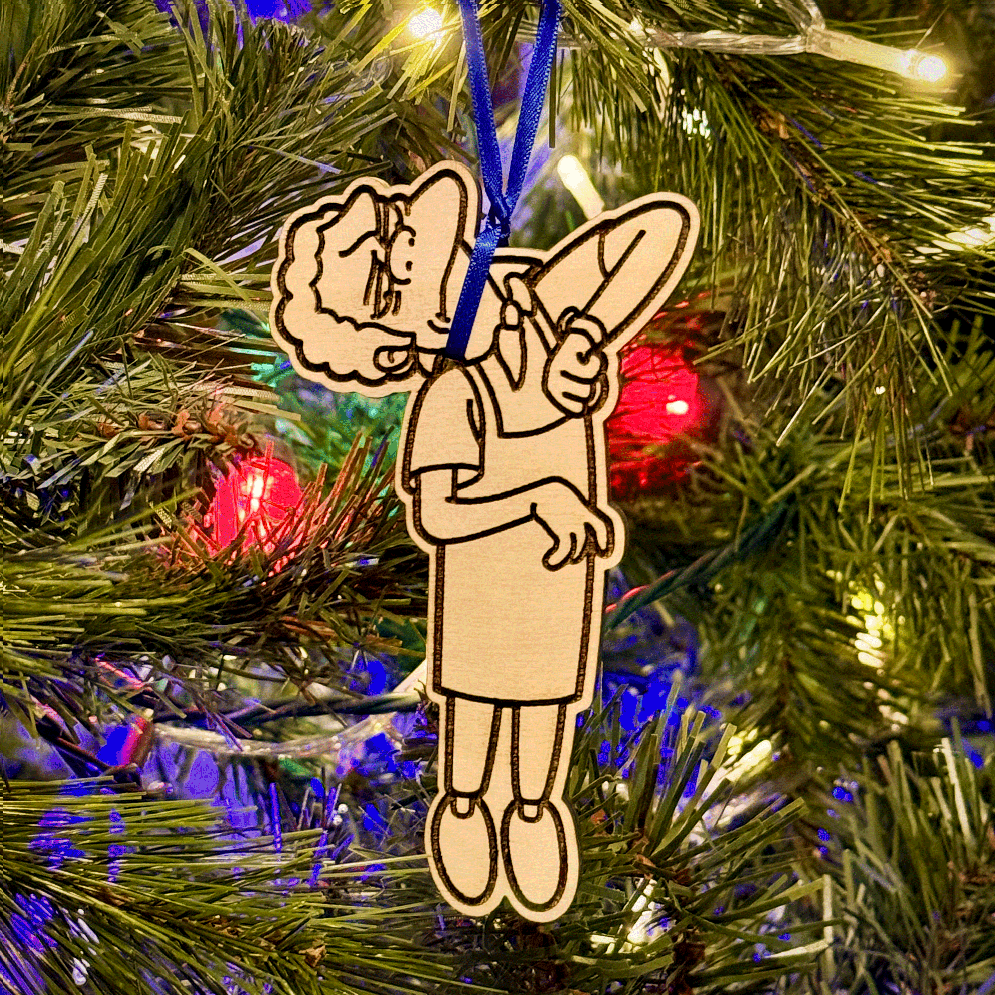 Hangin' with Moe Ornament