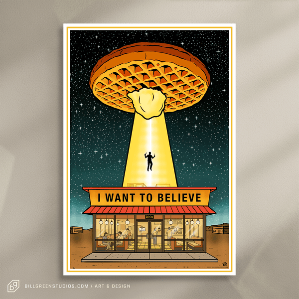 ”I Want To Believe“ Wall Art