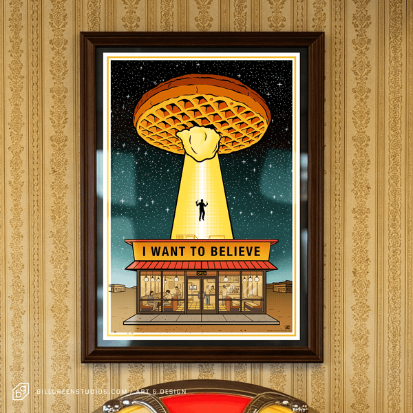 ”I Want To Believe“ Wall Art