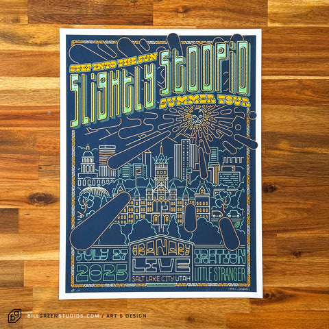 Slightly Stoopid - Step Into The Sun - SLC 2025 Poster