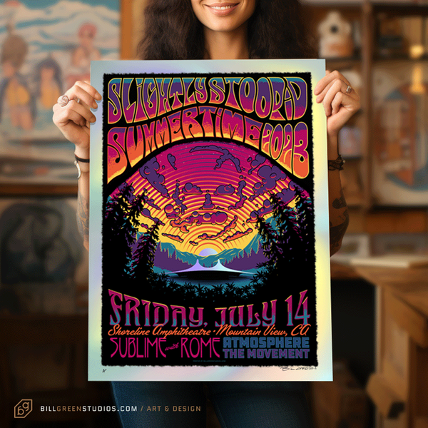 FOIL Slightly Stoopid - Summertime - 2023 Poster