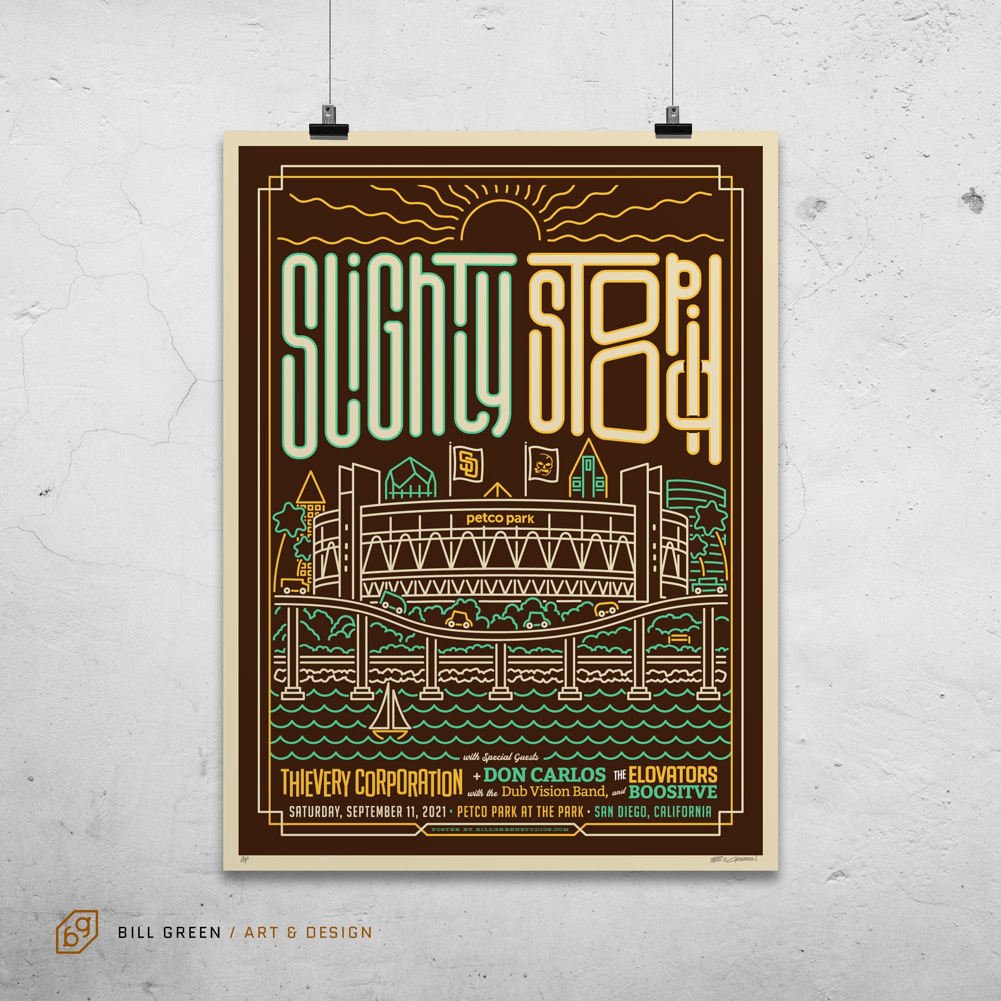 Slightly Stoopid Screen Printed Gig Poster