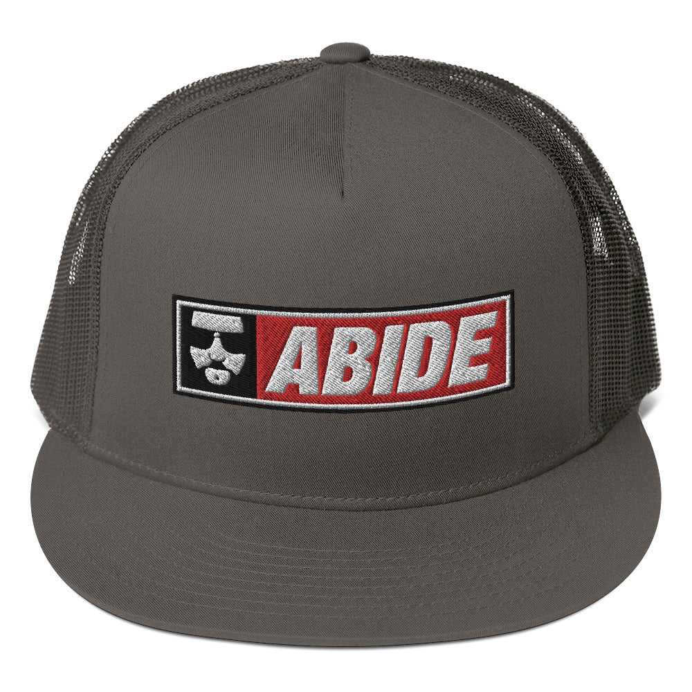 Abide Mesh-Back Baseball Hat (Charcoal Gray)